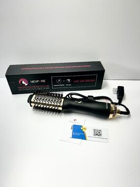 Nexpore Hot air Brush SM-5368 Straightening Drying Curling Fluffing
